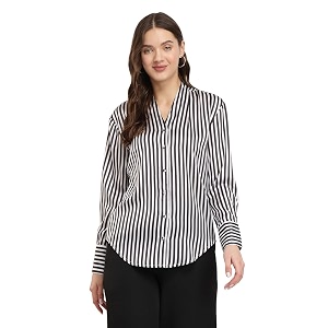 FableStreet Women Formal Shirt Relaxed Fit