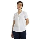 FableStreet Women Formal Top Asymmetrical Button