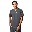 Fabletics Men's Helix 1-Pocket Scrub Top - MotionTech, Wrinkle-Resist, Chest Pocket, Anti-Shrink, Semi-Slim Fit