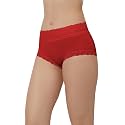 Fabluk Women's Cotton Mid Waist Hipster Panty with Lace Waist, Free Size (Pack of 1 OR 3)