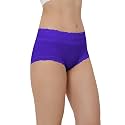 Fabluk Women's Cotton Mid Waist Hipster Panty with Lace Waist, Free Size (Pack of 1 OR 3)