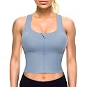 Fabluk Women39s Medium Impact Front Zip Sports