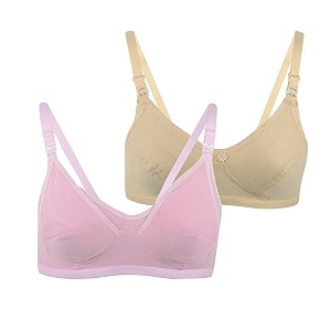 Fabme Cotton Womens Nursing Bra - Pack
