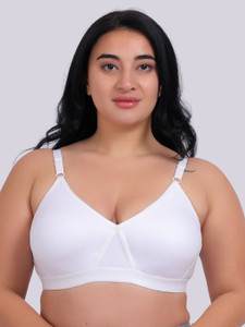 Fabme Plus Size Women Full Coverage Non