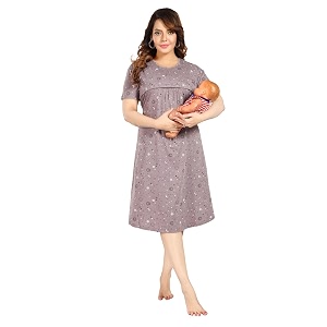 Fabme Womens Above Knee Length Printed Pre