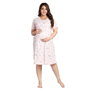 Fabme Womens Above Knee Length Printed Pre