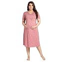 Fabme Women39s Above Knee Length Printed Pre