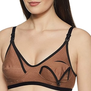 Fabme Womens Cotton Non-Wired Nursing Bra