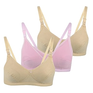 Fabme Womens Nursing Bra Pack of 3