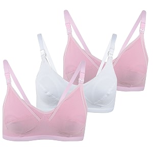 Fabme Womens Nursing Bra Pack of 3