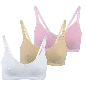 Fabme Womens Nursing Bra Pack of 3