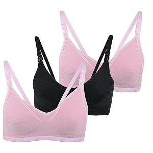 Fabme Womens Nursing Bra Pack of 3