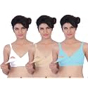 Fabme Women39s Nursing Bra Pack of 3