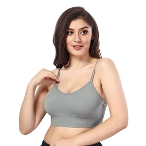 Fabme Womens Nylon Blend Wire Free Casual
