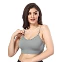 Fabme Women39s Nylon Blend Wire Free Casual