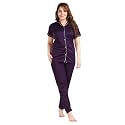 Fabme Women39s Satin Collor Night Suit -