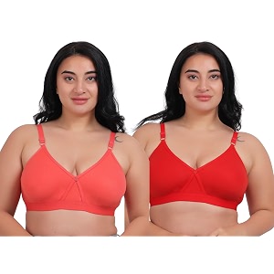 Fabme Womens Seamless Plus Size Cross-Belt -White