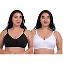 Fabme Women39s Seamless Plus Size Cross-Belt -White