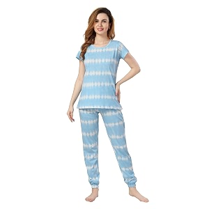 Fabme Womens Tile-Dye Jogger Co-ord Set -