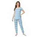 Fabme Women Cotton Relaxed Pajama Top