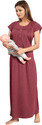 Fabme Women Maternity/Nursing Nighty