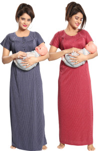 fabme women maternitynursing nighty