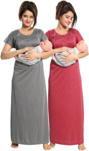 fabme women maternitynursing nighty