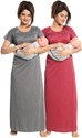 Fabme Women Maternity/Nursing Nighty