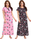 Fabme Women Nighty Set