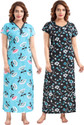 Fabme Women Nighty Set