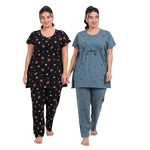 Fabme Women Pajama Top