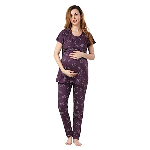 Fabme Womens Cotton Pre and Post Pregnancy