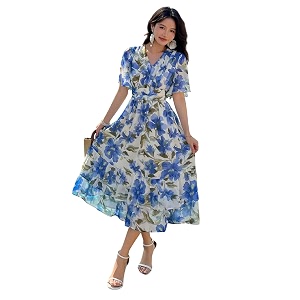 FABNEX One Piece Long Maxi Dresses for