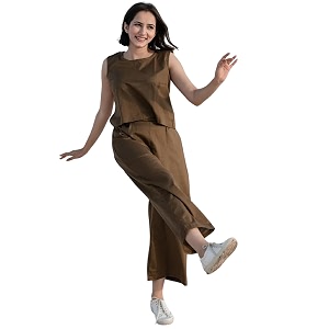 FABNEX Stylish Sleeve Less Co Ord Set