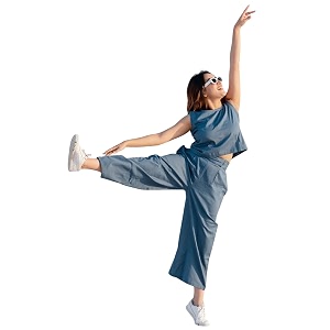 FABNEX Stylish Sleeve Less Co Ord Set