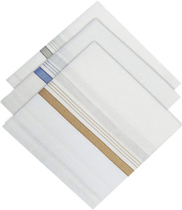 fabreez cotton hanky for men striped kerchief napkin white handkerchief