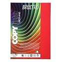 Fabriano Copytinta Coloured Craft Paper A4 Size, 80 GSM, (60 sheets), Red Shade (ROSSO) | Ideal for photocopies, laser, prints, fax, dividers, covers, collages, craft, school, office