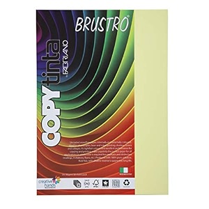 fabriano copytinta coloured craft paper a4 size 80 gsm 60 sheets pastel green shade verde chiaro  ideal for photocopies laser prints fax dividers covers collages craft school office