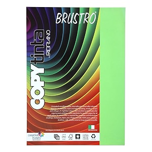 fabriano copytinta coloured craft paper a4 size 80 gsm 60 sheets neon green shade verde pisello  ideal for photocopies laser prints fax dividers covers collages craft school office