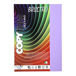 fabriano copytinta coloured craft paper a4 size 80 gsm 60 sheets violet shade violetta  ideal for photocopies laser prints fax dividers covers collages craft school office