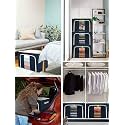 Fabric Clothes Storage BoxMulti Rectangular Foldable Clothes