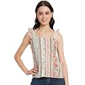 FABRIC FITOOR Women39s Cotton Sleeveless Off-White Color