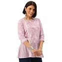 FABRIC FITOOR Womens Floral Print Cotton A-Line