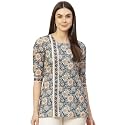 FABRIC FITOOR Womens Floral Print Cotton A-Line