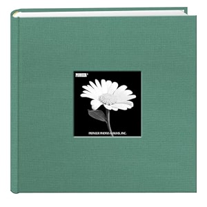 fabric frame cover photo album 200 pockets hold 4x6 photos tranquil aqua