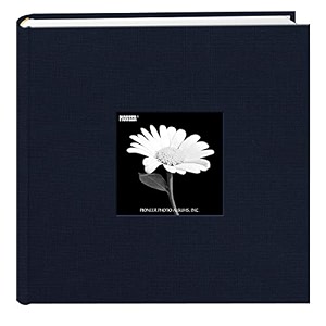 fabric frame cover photo album 200 pockets hold 4x6 photos royal navy