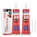 Fabric Glue Permanent (60 ML x 2) Craft Liquid Stitch Fabric Glue for Patches, Denim, Cotton, Fabric, Lenin & More, Flexible & Machine…