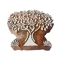 Fabric Printing Stamp Large Mango Tree Shape Big Wooden Block