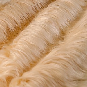 fabricla shaggy faux fur square - 1234 x 1834 inches pre-cut - use fake fur fabric for diy craft fur decoration fashion accessory gnome hobby - latte