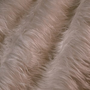 fabricla shaggy faux fur square - 1534 x 1534 inches pre-cut - use fake fur fabric for diy craft fur decoration fashion accessory gnome hobby - platinum gray
